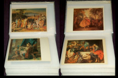 Album 125 carti postale ilustrate tematica pictura, arta Renastere, Impresionism foto