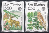 San Marino 1986 - EUROPA - Conservarea Naturii, MNH, Nestampilat