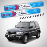 Cumpara ieftin Ștergătoare Mitsubishi Pajero Pinin (H6_W, H7_W) 2000-2007 | Set Față Flat Premium &ndash; TeamCar&reg;