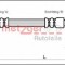 Conducta / cablu frana OPEL TIGRA (95) (1994 - 2000) METZGER 4114679