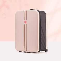 Troller pliabil cu carcasa rigida, 20 inch, pentru cabina, 35L ROZ foto
