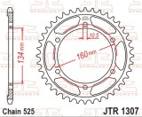 Cumpara ieftin Pinion spate 44 dinti pas lant 525 - Honda CBR 600 F (01-07) - CBR 600 RR (03-16) - CBR 600 RRA Sport (09-16) 4T LC 600cc
