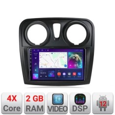 Navigatie Dacia Sandero Logan Lodgy 2012-2020 A-sandero 2+32 GB Android Waze USB Navigatie Internet Youtube Radio CarStore Technology