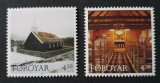 Foroyar Feroe Danemarca MNH 1997 - Craciun religie biserica Hvalvik