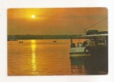 RF141 - Carte Postala - Mamaia. Cu vaporasul pe Siutghiol, circulata 1982