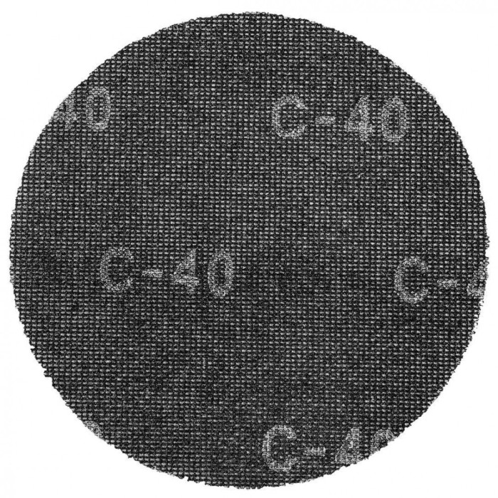 Disc cu plasa abraziva si velcro 225mm, K40 - set 10buc 55H743