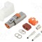 Conector alimentare DC tată pe cablu AMPHENOL GEC IP67 40-125&deg;C