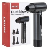 Suflanta fara fir pentru praf AMiO 170W, 5000mAh, USB-C, autonomie 28 min, jet puternic de aer pentru detailing, electronica, service si atelier