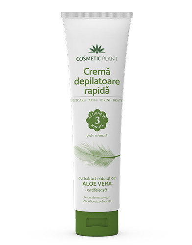 Cremă depilatoare rapidă aloe vera, 150ml, Cosmetic Plant