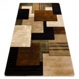 Covor Royal 5367 Geometrice 3D - negru / maro, 200x290 cm