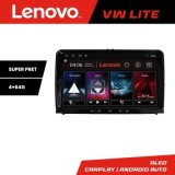 Navigatie dedicata VW Skoda Seat Lenovo VW Lite ecran 9&quot; Qled Android 4 core 4+64 Wifi radio usb BT GPS carplay android auto CarStore Technology