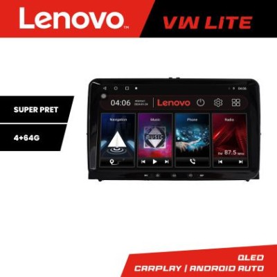 Navigatie dedicata VW Skoda Seat Lenovo VW Lite ecran 9&amp;quot; Qled Android 4 core 4+64 Wifi radio usb BT GPS carplay android auto CarStore Technology foto
