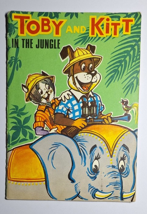 Toby and Kitt in the Jungle &ndash; text N. Diaconescu, Ilustr. C. Brăndașiu, Ed. Treasure Hour Books, 1974