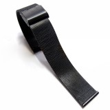 Cumpara ieftin Bratara Ceas Neagra Impletita Milanese 14mm 16mm 18mm 20mm 22mm 24mm Curea Metalica Universală