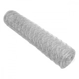 Rola plasa impletita galvanizata 120cm x20m cu ochi 75mm, pentru ingradit