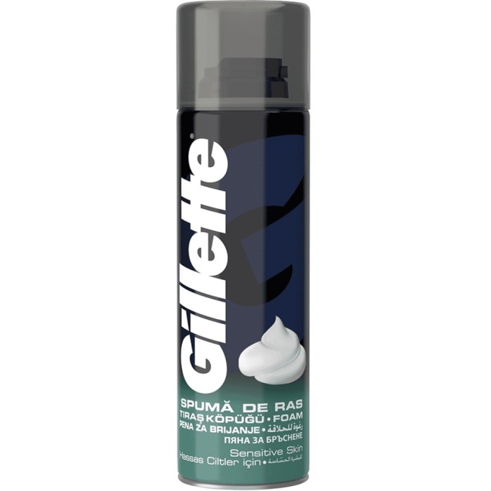 Spuma de ras Gillette Sensitive, 200ml