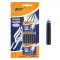 Rezerve Cerneală Stilou, BIC, Set 24 Bucăți, Culoare Albastru