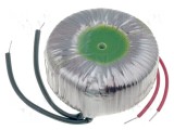 Transformator toroidal 50VA 230V AC 12V 4.16A cu cabluri