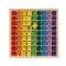 Joc educativ tabla inmultirii, din lemn, 19x19 cm, ATU-080152