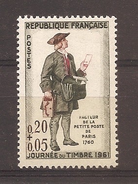 Franta 1961 - Lot 4 serii, 8 poze, MNH