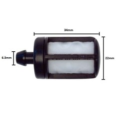 Filtru benzina Stihl &ndash; diametru 6.3 mm &ndash; capacitate mare