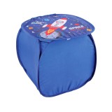 Cutie depozitare jucarii, Racheta, 45x45x45 cm, Pliabila, ATU-082353, Albastru, Textil, Oem