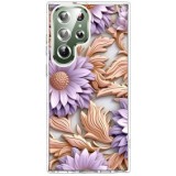 Husa personalizata pentru samsung galaxy s23 ultra, magsafe atasare magnetica, 3d flower medley 5