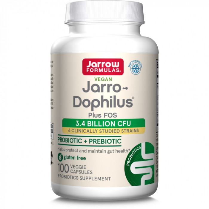 Probiotic si Prebiotic Jarro-Dophilus + FOS 100 capsule
