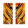 Set 2 stickere auto decorative pentru st&Atilde;&cent;lpi u&Egrave;i, folie autoadeziv&Auml; orajet, print ecosolvent, 2x 50x22 cm