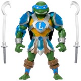Figurina Articulata Testoase Ninja MOTU x TMNT Turtles of Grayskull Leonardo Mattel 14 cm