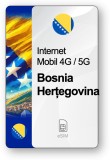 ESIM Internet Bosnia și Herțegovina, valabil 7 zile, trafic Nelimitat, Standard