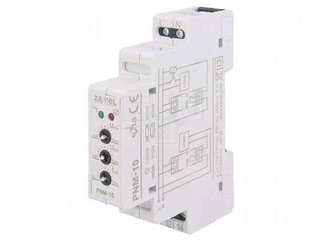 Releu Monitorizare Tensiune 230V SPDT IP20 PNM-10