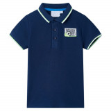 Tricou polo pentru copii, bleumarin, 116 GartenMobel Dekor, vidaXL