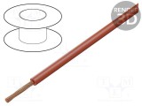Cablu FLYW 1x0,75mm2 litat Cu PVC roşu 60V BQ CABLE