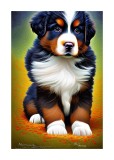 Cumpara ieftin Sticker decorativ, Catelus, Multicolor, 85 cm, 6418ST, Oem