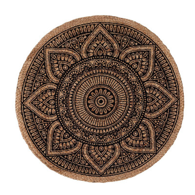 Covoras tesut de Iuta Mandala, 80 cm foto