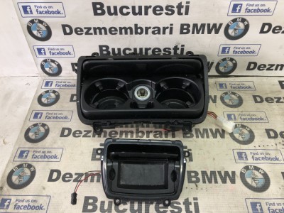 Suport pahare scrumiera originala BMW F10,F11,F18 LCI sau NFL foto