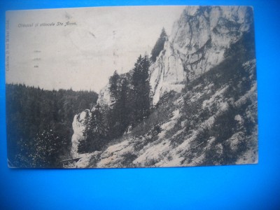 HOPCT 181 A CHIOSCUL SI STANCILE SF ANA IN 1912-SINAIA-JUD PRAHOVA -CIRCULATA foto