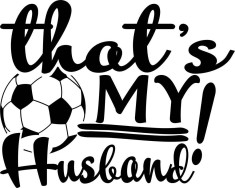 Sticker decorativ, Text Fotbal, Negru, 10100ST-6 foto