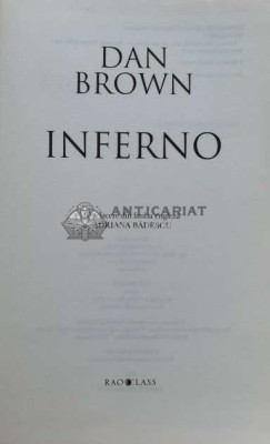 Inferno - 2013 - Dan Brown (P18) foto