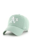 47brand șapcă de baseball din bumbac MLB Oakland Athletics culoarea verde, cu imprimeu, 47 Brand