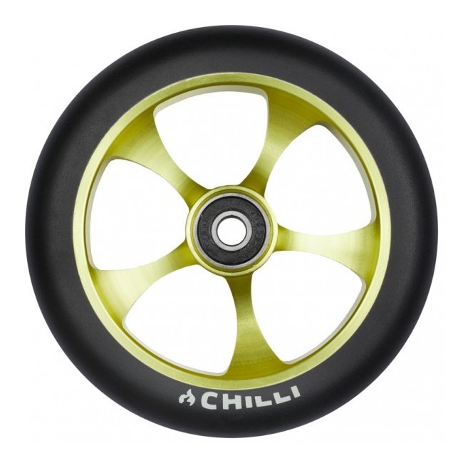 Roata Trotineta Chilli Reloaded 120mm + Abec 9 Rebel Lime Roata Trotineta Chilli Reloaded 120mm + Abec 9 Rebel Lime