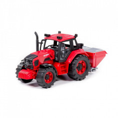 Tractor cu distribuitor, 25.5x12x15 cm, 5-7 ani, 3-5 ani, Băieți