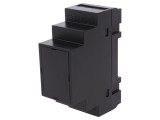 Carcasă pentru şină DIN KRADEX, ABS, 90x35x65mm, neagră
