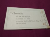 Cumpara ieftin INVITATIE DE ABSOLVIREA LICEULUI ILIA HUNEDOARA PROMOTIA 1969-1970 XII A