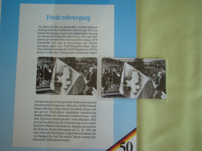3 Cartele Telefonice &quot;50 Jahre Deutschland&quot; - Exponate NOI / 2