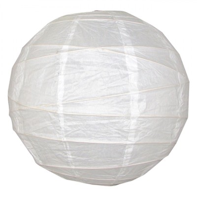 Abajur Lustra, Model Hartie, Diametru 40cm, Alb foto