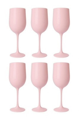 Set6 pahar de vin elegant, reutilizabil din policarbonat, 470 ml foto
