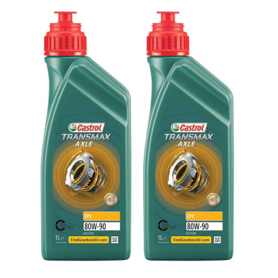 Pachet 2 litri Ulei mineral pentru transmisie Castrol Transmax AXLE EPX 80W90 foto