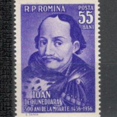 Romania.1956 500 ani moarte Ioan de Hunedoara YR.207